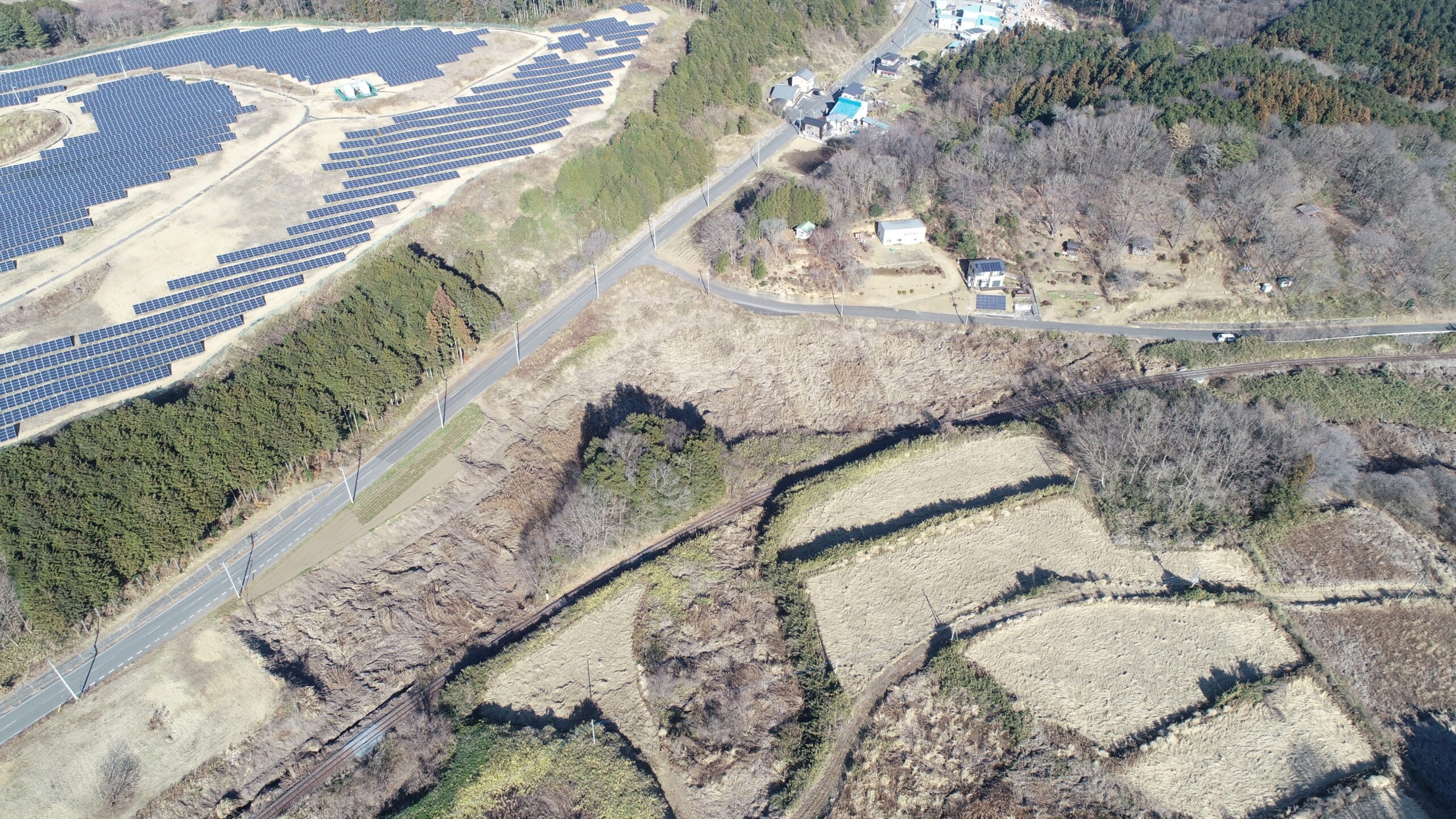 造成・設置前:栃木・那須烏山市小倉